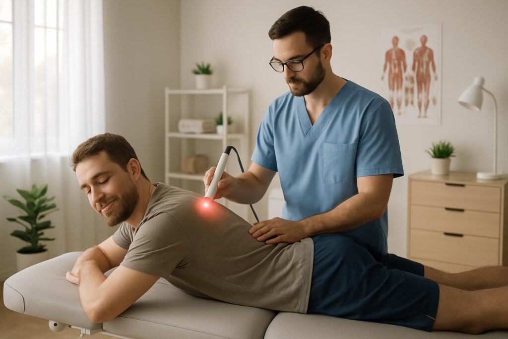 découvrez comment la thérapie au laser peut accélérer la récupération après un surmenage en réduisant la douleur et en stimulant la régénération des tissus.