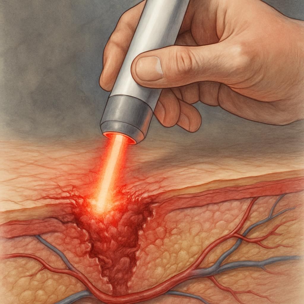 découvrez comment la thérapie au laser peut accélérer et optimiser la réparation des tissus endommagés, en favorisant la guérison naturelle et réduisant la douleur.