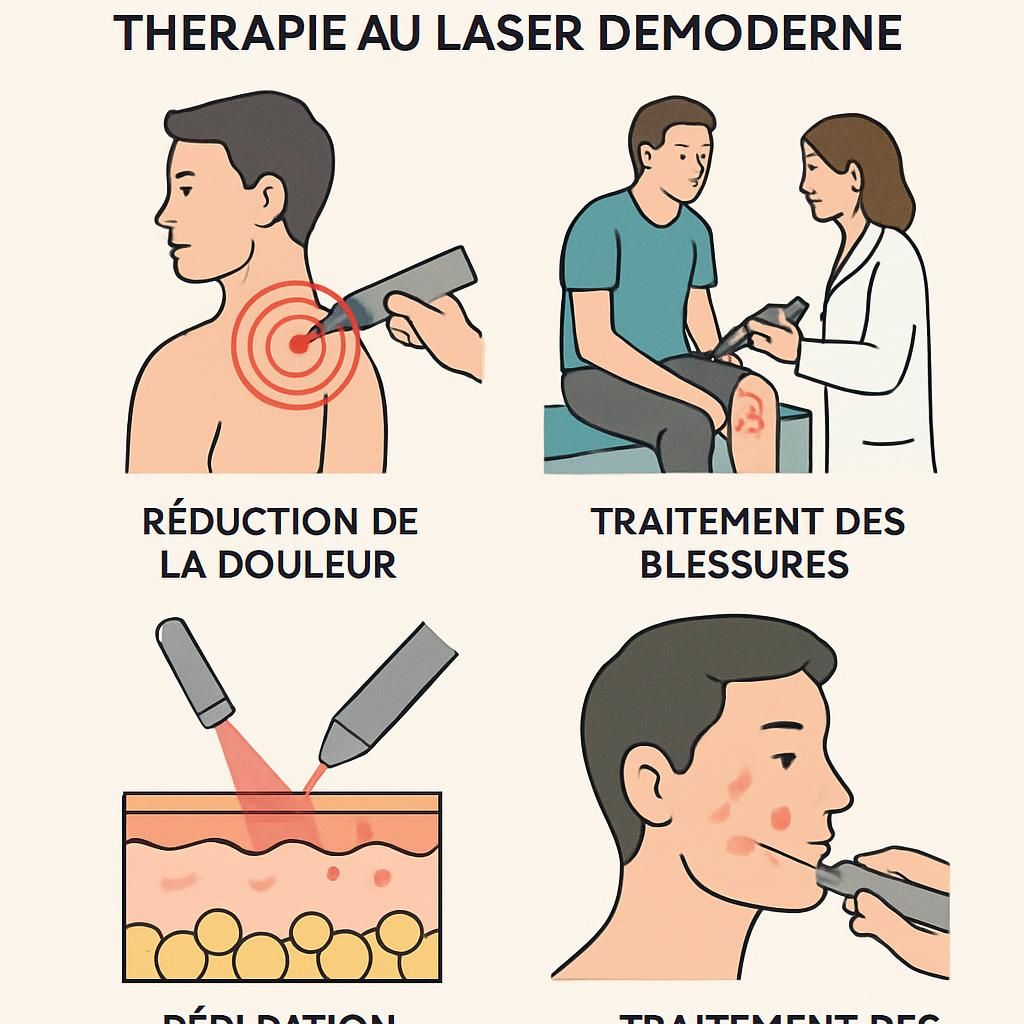 découvrez comment la thérapie au laser peut accélérer et optimiser la réparation des tissus endommagés pour un rétablissement rapide et efficace.