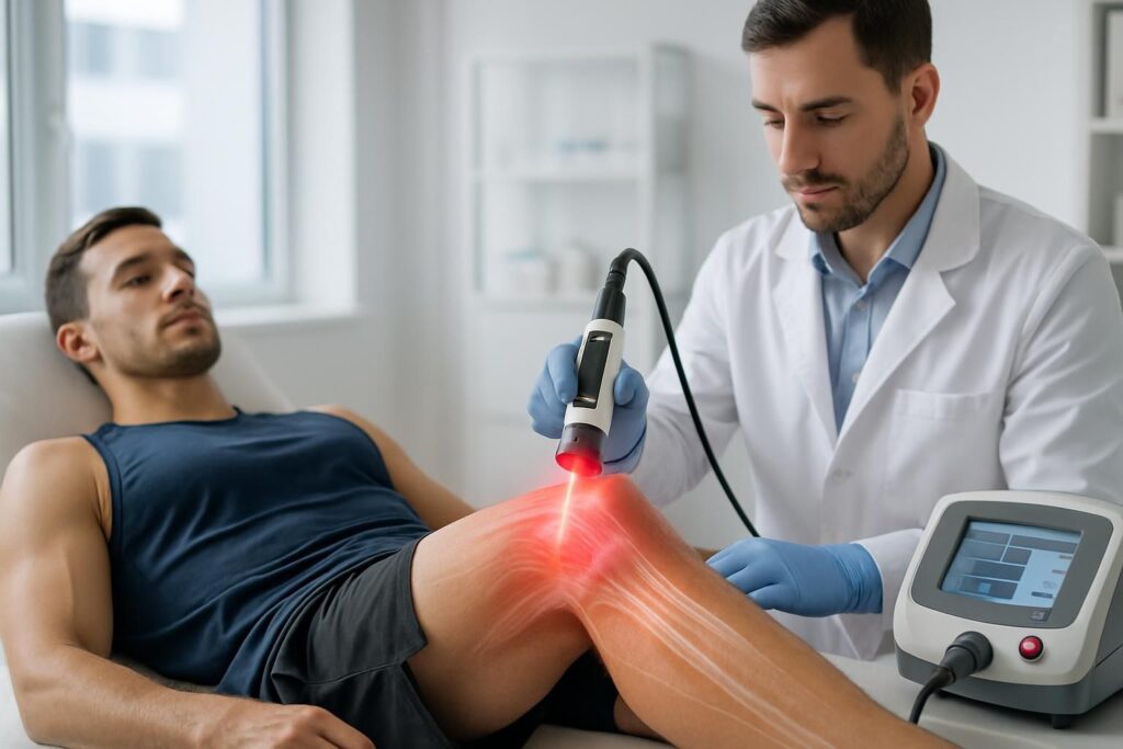 découvrez comment la thérapie au laser peut accélérer la guérison des blessures sportives des tissus conjonctifs en réduisant la douleur et l'inflammation pour un rétablissement optimal.