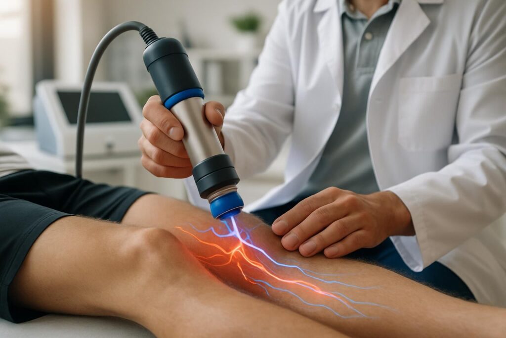 découvrez comment la thérapie par shockwave favorise l'optimisation de la circulation locale pour améliorer la guérison et réduire la douleur efficacement.