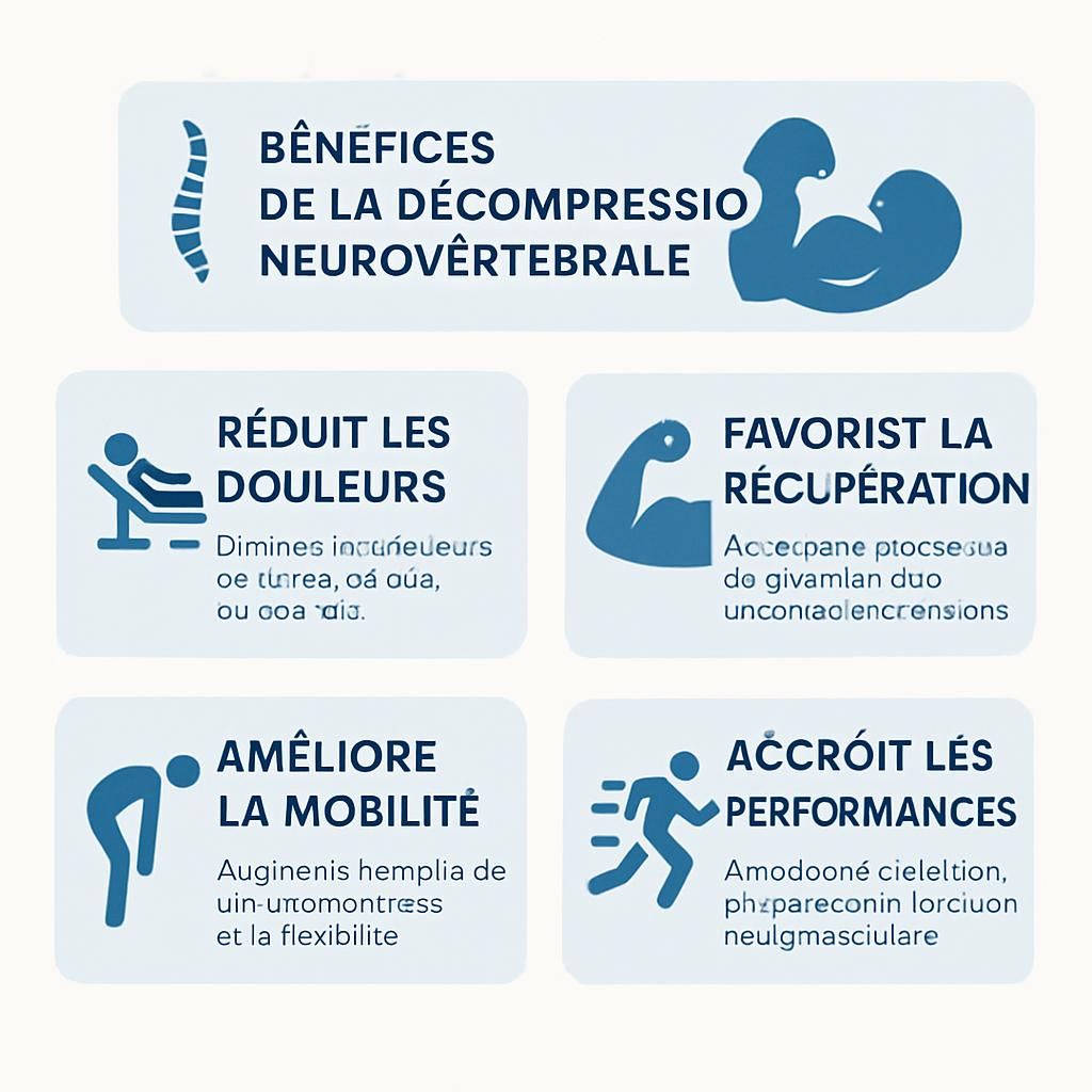 découvrez comment la décompression neurovertébrale peut prévenir les blessures sportives en améliorant la santé de la colonne vertébrale et en optimisant la récupération musculaire.