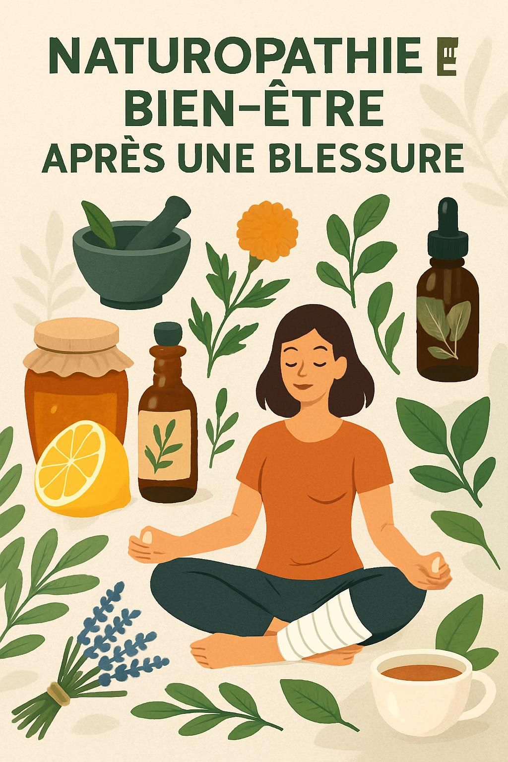 découvrez comment la naturopathie et la phytothérapie peuvent aider à restaurer l'équilibre du corps et favoriser une récupération naturelle après une blessure.