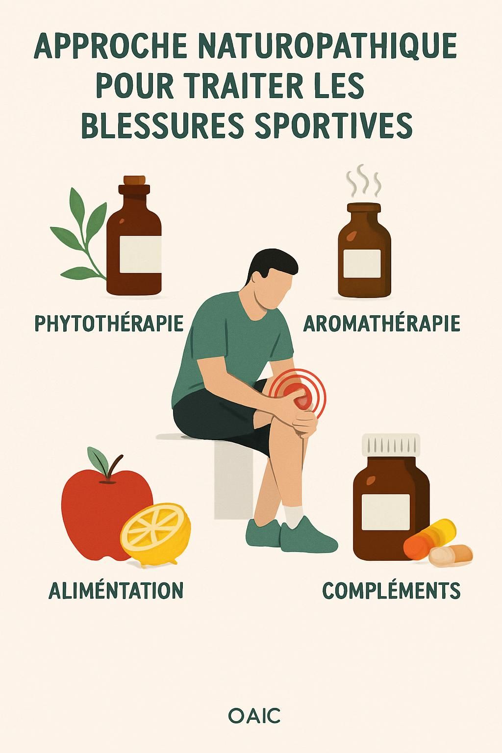 découvrez un protocole de soins naturopathiques adapté aux blessures chroniques du sport pour favoriser une guérison naturelle et durable.