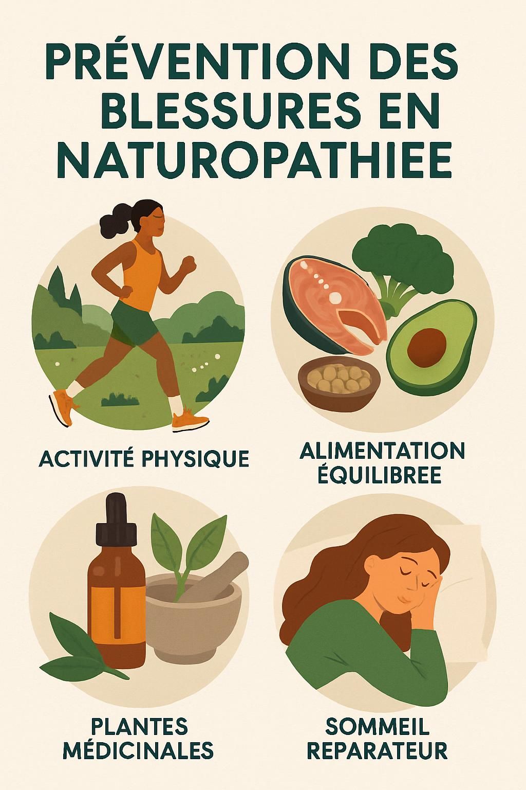 découvrez un protocole de soins naturopathiques dédié aux blessures chroniques du sport, alliant méthodes naturelles et conseils personnalisés pour une récupération optimale et durable.