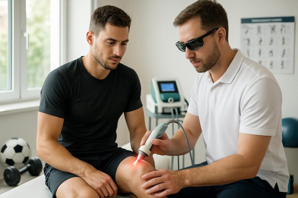 découvrez des retours d'expérience détaillés sur l'efficacité de la thérapie au laser dans le traitement des lésions sportives, avec des témoignages et analyses cliniques.