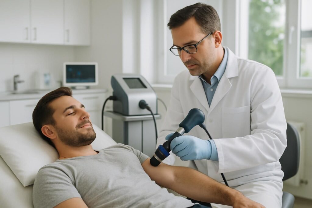 découvrez des retours d'expérience détaillés sur l'utilisation de la thérapie par shockwave en clinique, ses bénéfices, ses applications et son efficacité pour le traitement des douleurs musculosquelettiques.