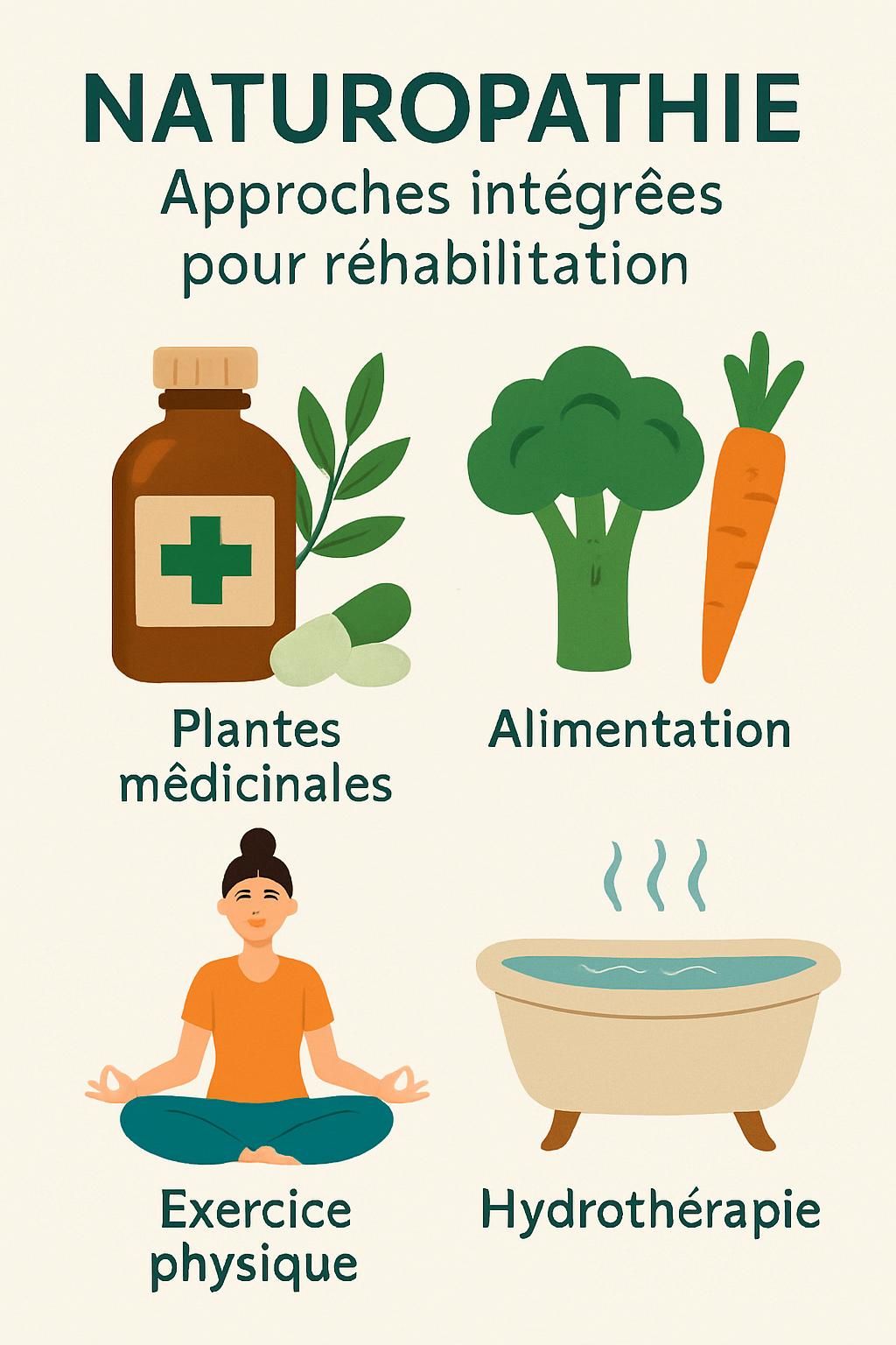 découvrez des approches intégrées en naturopathie pour une réhabilitation personnalisée, alliant bien-être naturel et soins adaptés à vos besoins.