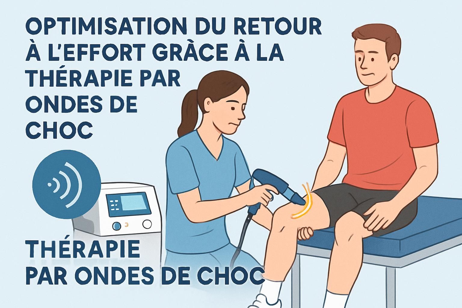 découvrez les approches intégrées en thérapie par onde de choc pour améliorer et accélérer le retour à l’effort physique, optimisant ainsi la récupération et la performance.