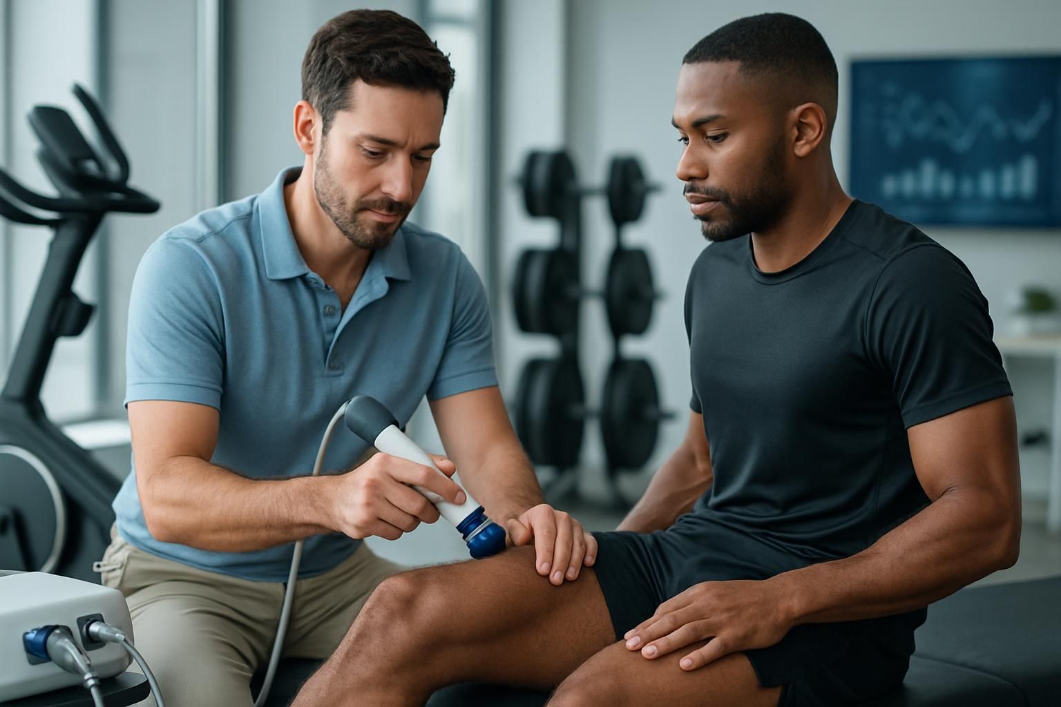 découvrez des approches intégrées en thérapie par onde de choc pour optimiser le retour à l'effort, améliorer la récupération musculaire et prévenir les blessures sportives.