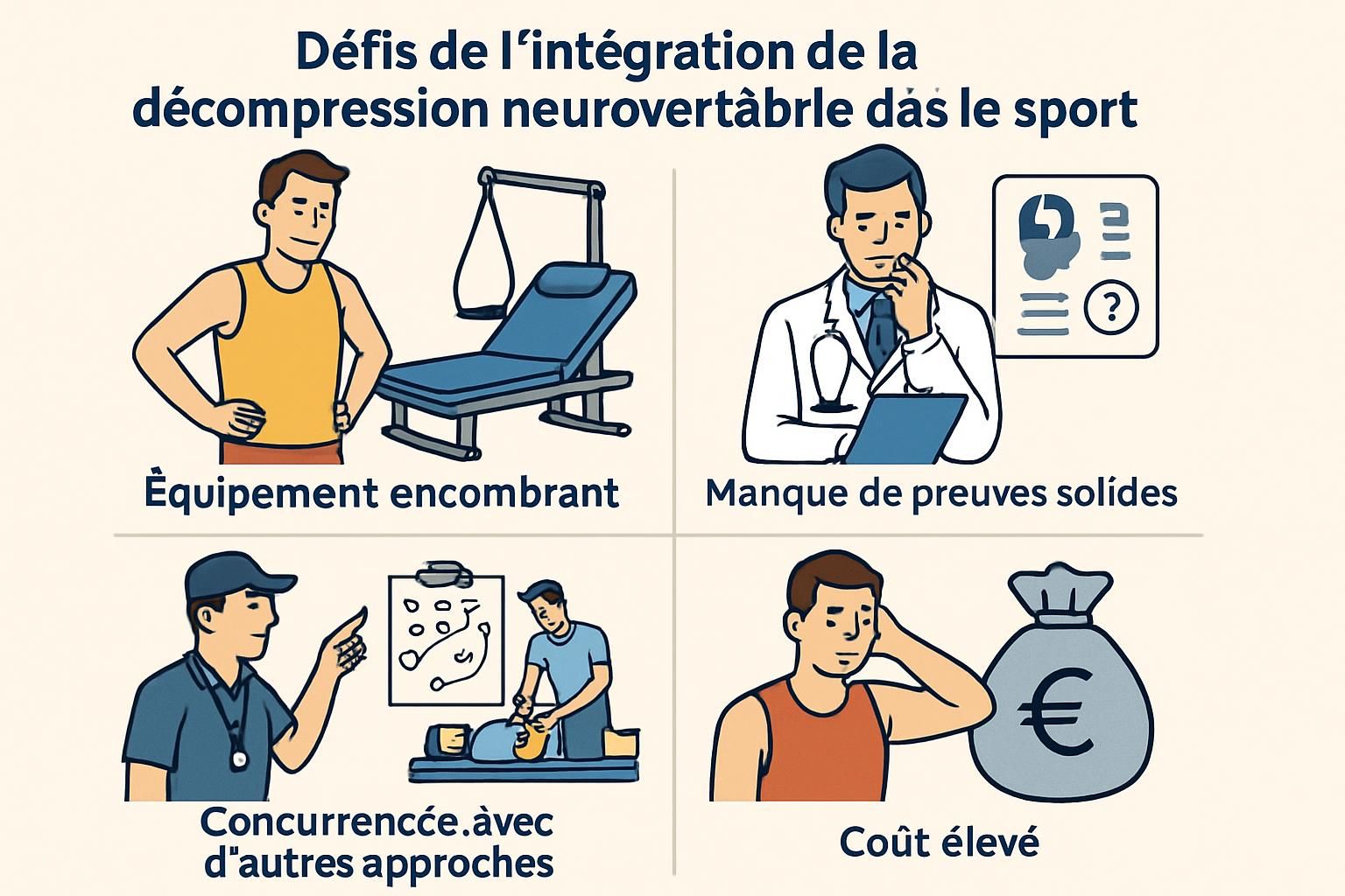 découvrez comment la décompression neurovertébrale révolutionne les stratégies de rééducation sportive pour favoriser une récupération optimale et prévenir les blessures.