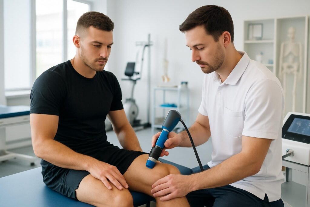 découvrez comment la thérapie par shockwave révolutionne le traitement des blessures sportives, en explorant ses défis actuels et les perspectives d'avenir pour améliorer la récupération des athlètes.