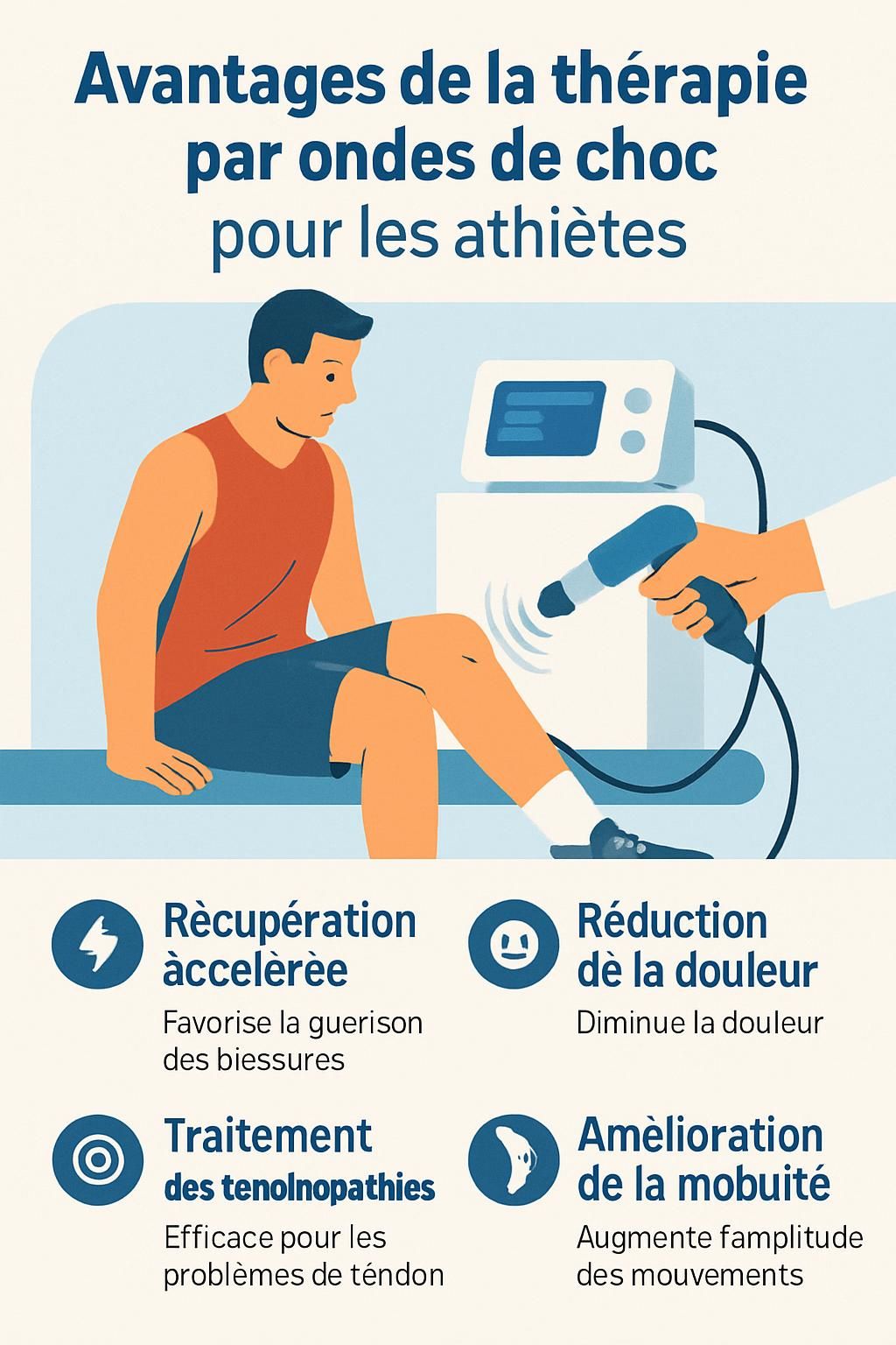 découvrez comment la thérapie par onde de choc améliore la fonction musculaire chez les sportifs, favorisant récupération et performance optimale.
