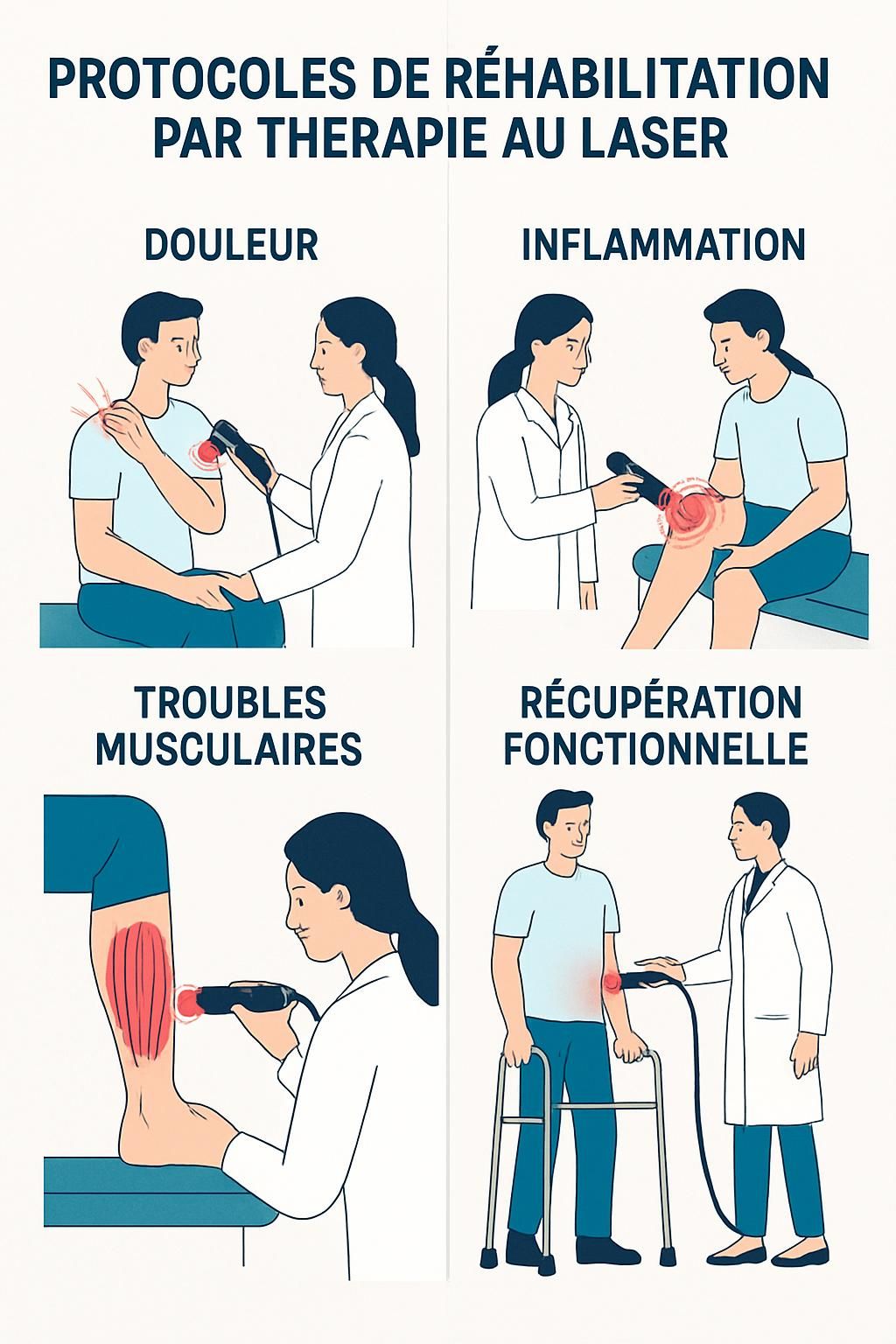 découvrez comment la thérapie au laser peut accélérer la récupération et améliorer les performances après une blessure, favorisant un retour optimal à l'activité.