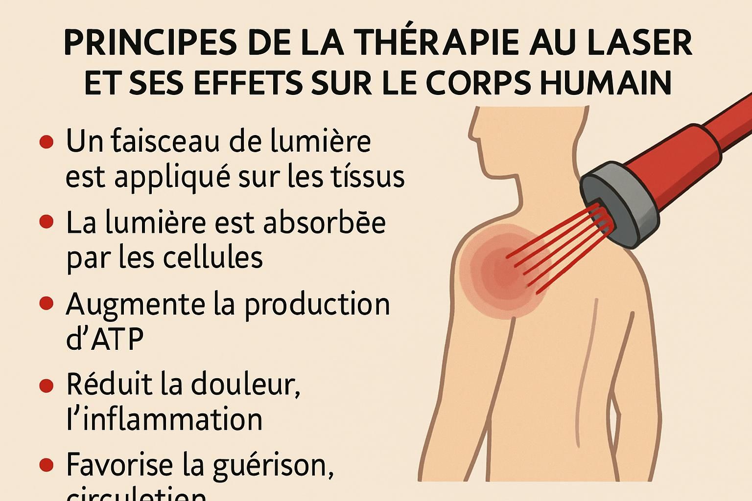 découvrez comment la thérapie au laser contribue efficacement à réduire les douleurs post-traumatiques, favorisant une récupération rapide et un mieux-être durable.