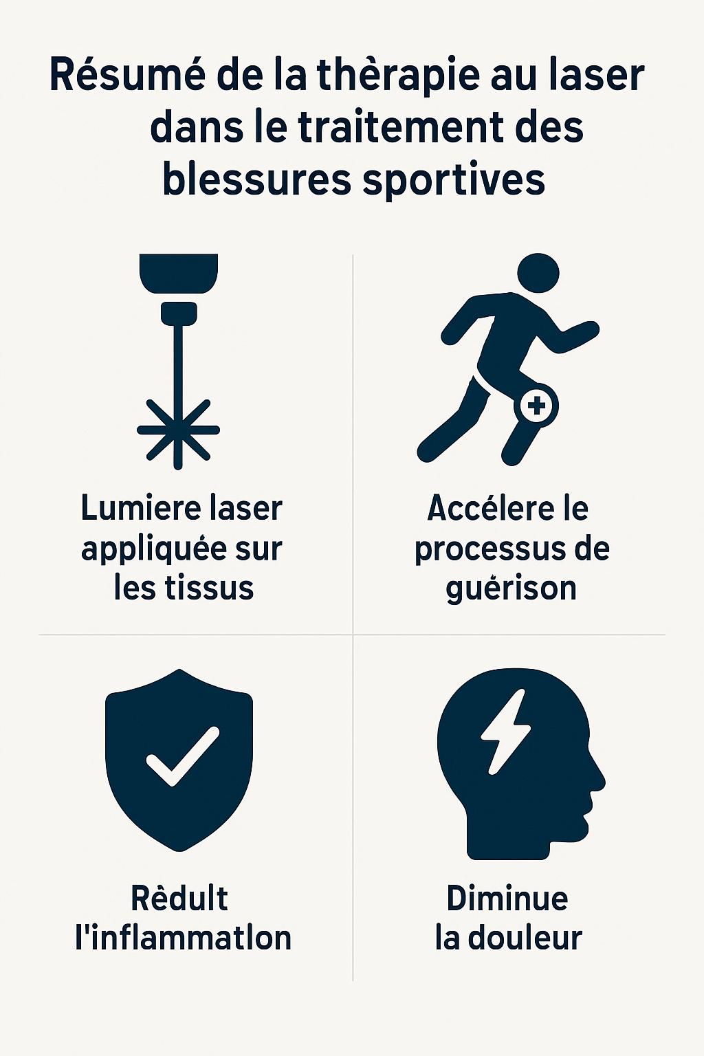 découvrez comment la thérapie au laser offre un traitement efficace et rapide des blessures sportives des tissus, favorisant une récupération optimale pour les athlètes.