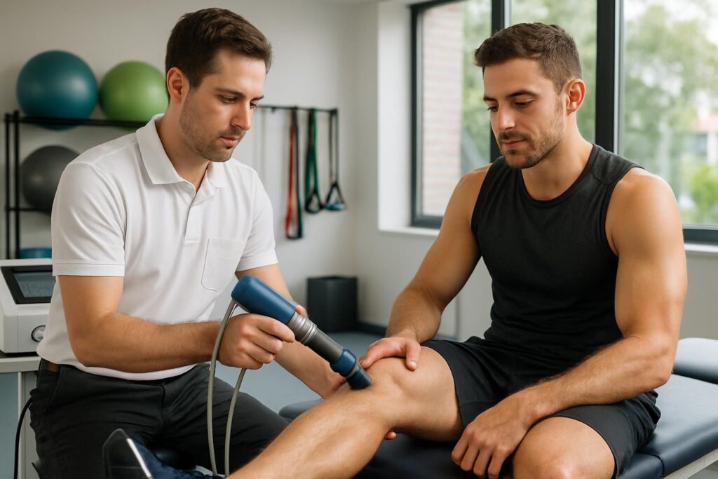 découvrez comment la thérapie par shockwave aide à réduire la douleur et à accélérer la rééducation sportive pour un retour optimal à l'activité physique.