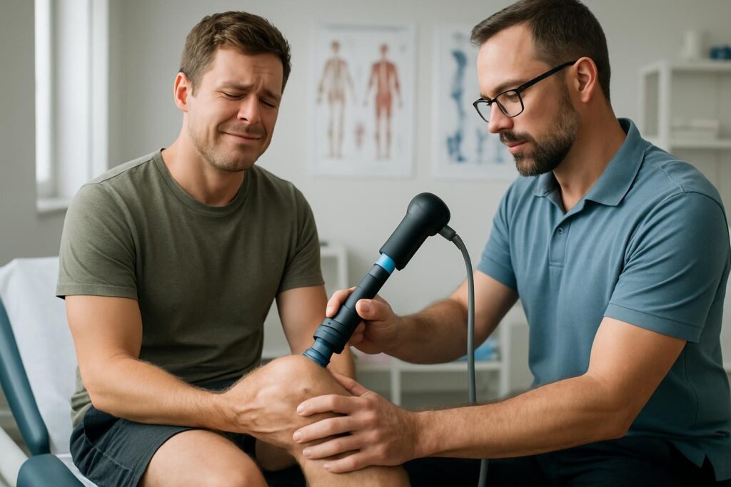 découvrez comment la thérapie par shockwave peut aider à réduire efficacement les douleurs post-traumatiques et améliorer votre récupération.