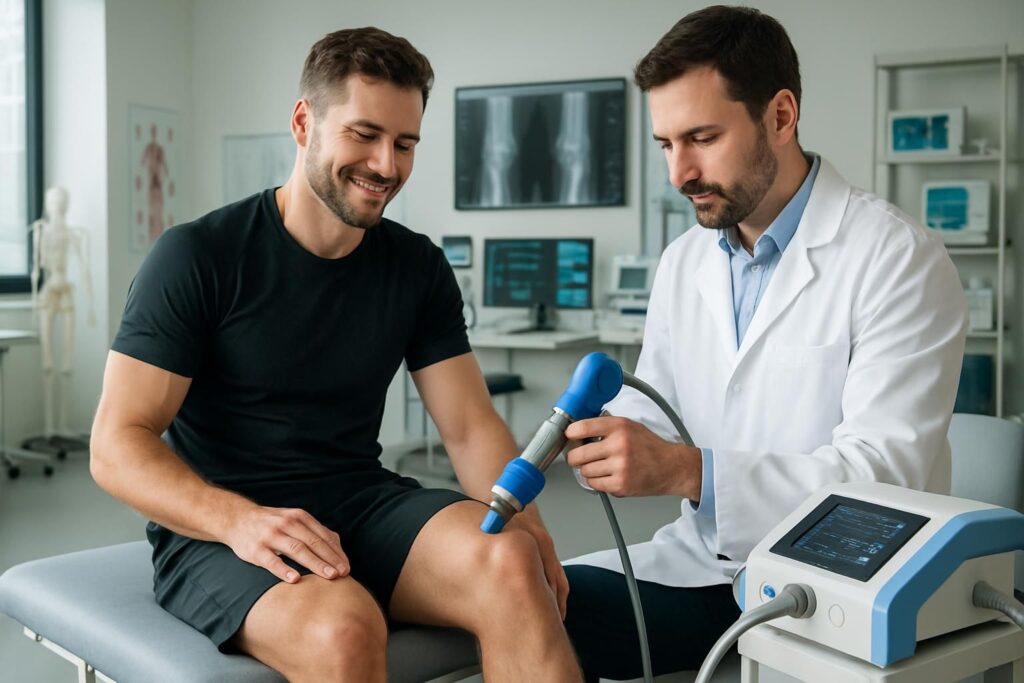 découvrez comment la thérapie par shockwave révolutionne les traitements en médecine sportive pour une récupération rapide et une optimisation des soins des sportifs.