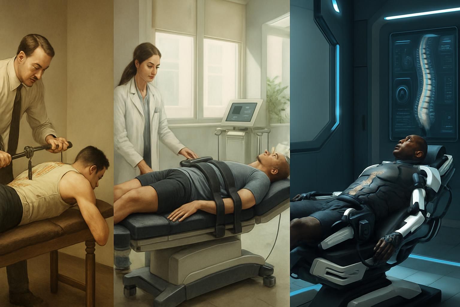 découvrez l'évolution des techniques de décompression neurovertébrale et leur impact en médecine du sport pour améliorer la rééducation et la performance des athlètes.