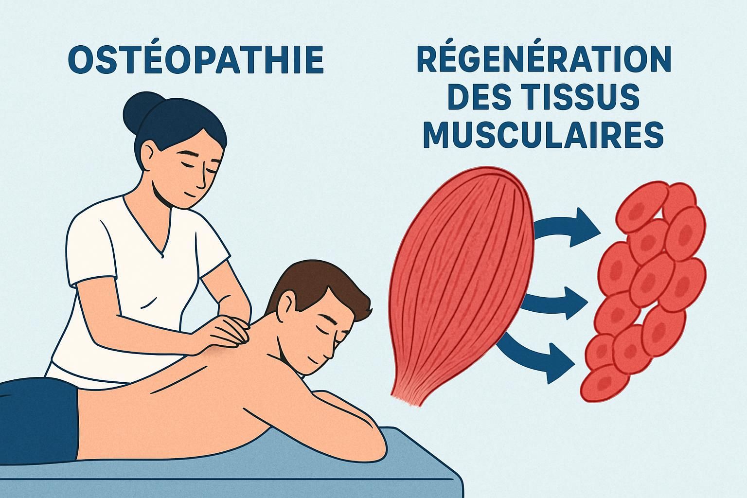découvrez comment l’ostéopathie peut favoriser la régénération rapide des tissus musculaires grâce à des techniques adaptées pour soulager les douleurs et améliorer la mobilité.