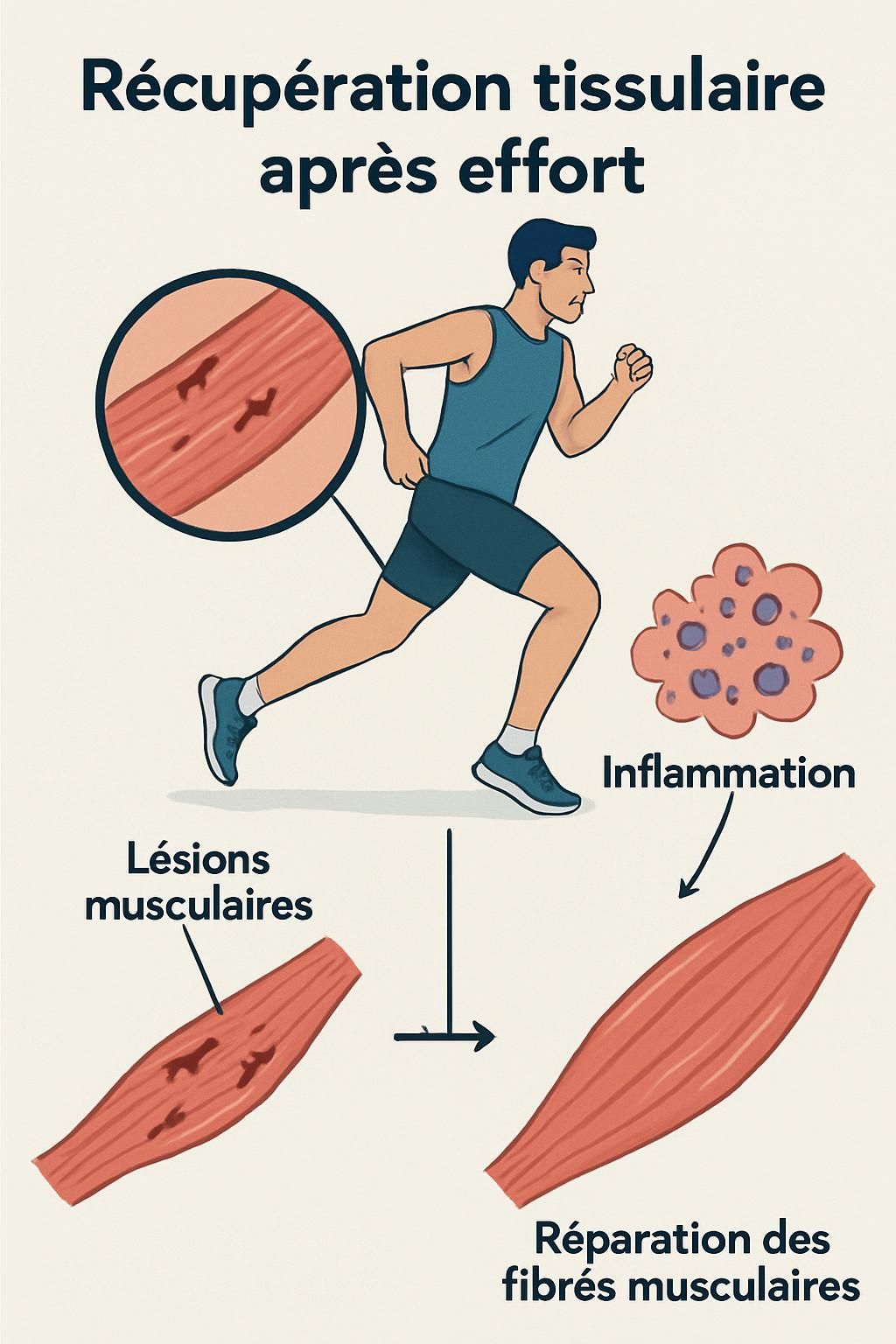 découvrez comment l’ostéopathie peut favoriser la régénération tissulaire après l’effort physique, en aidant à réduire les douleurs et améliorer la récupération musculaire.