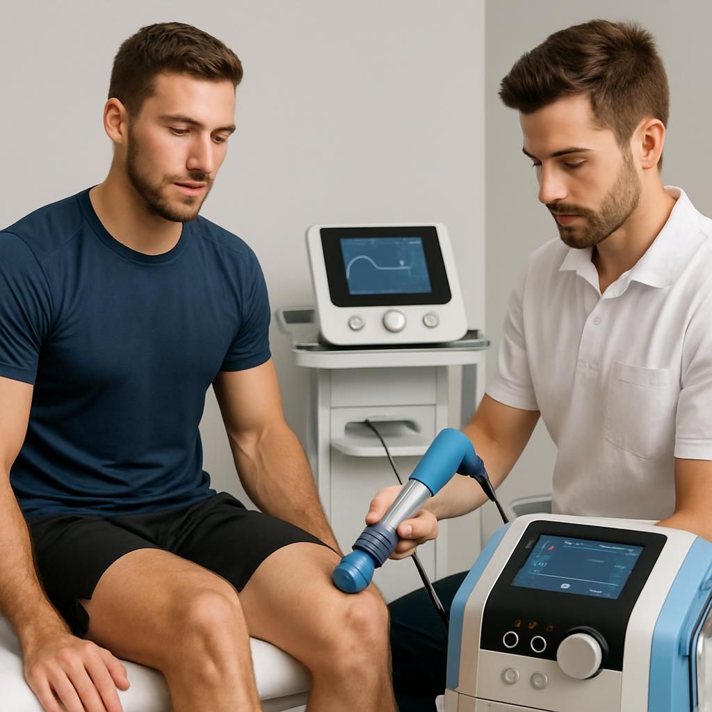 découvrez nos protocoles avancés de rééducation par thérapie par shockwave, spécialement conçus pour optimiser la récupération des sportifs et améliorer leurs performances.