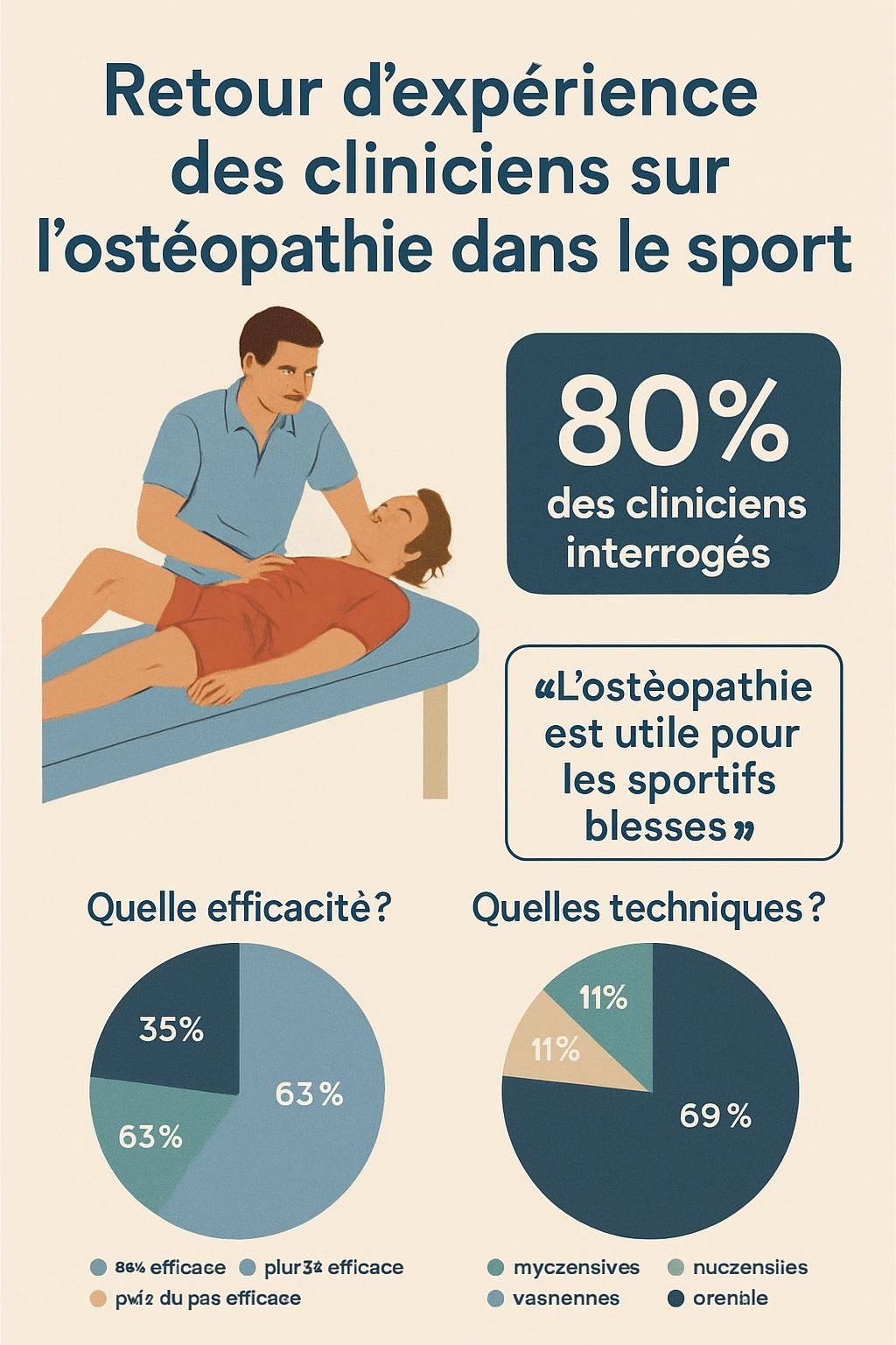 découvrez le retour d’expérience des cliniciens sur l’utilisation de l’ostéopathie dans le sport, ses bénéfices et son impact sur la performance et la récupération des sportifs.