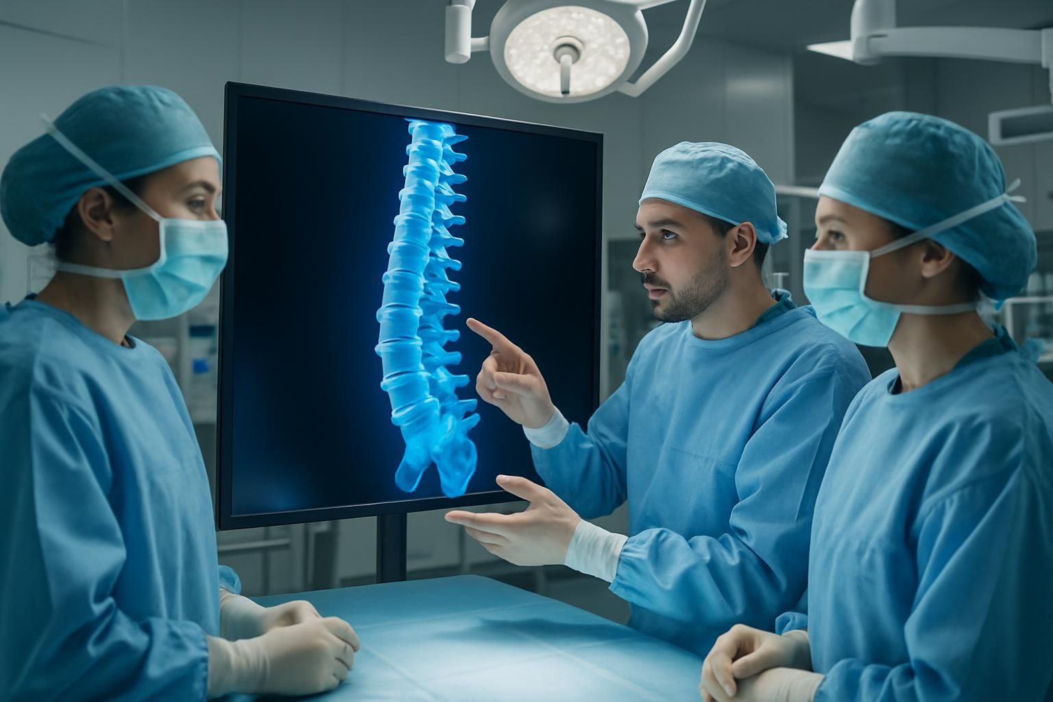 découvrez le jumeau numérique de votre colonne vertébrale, une technologie innovante pour simuler précisément les interventions chirurgicales et optimiser les résultats.