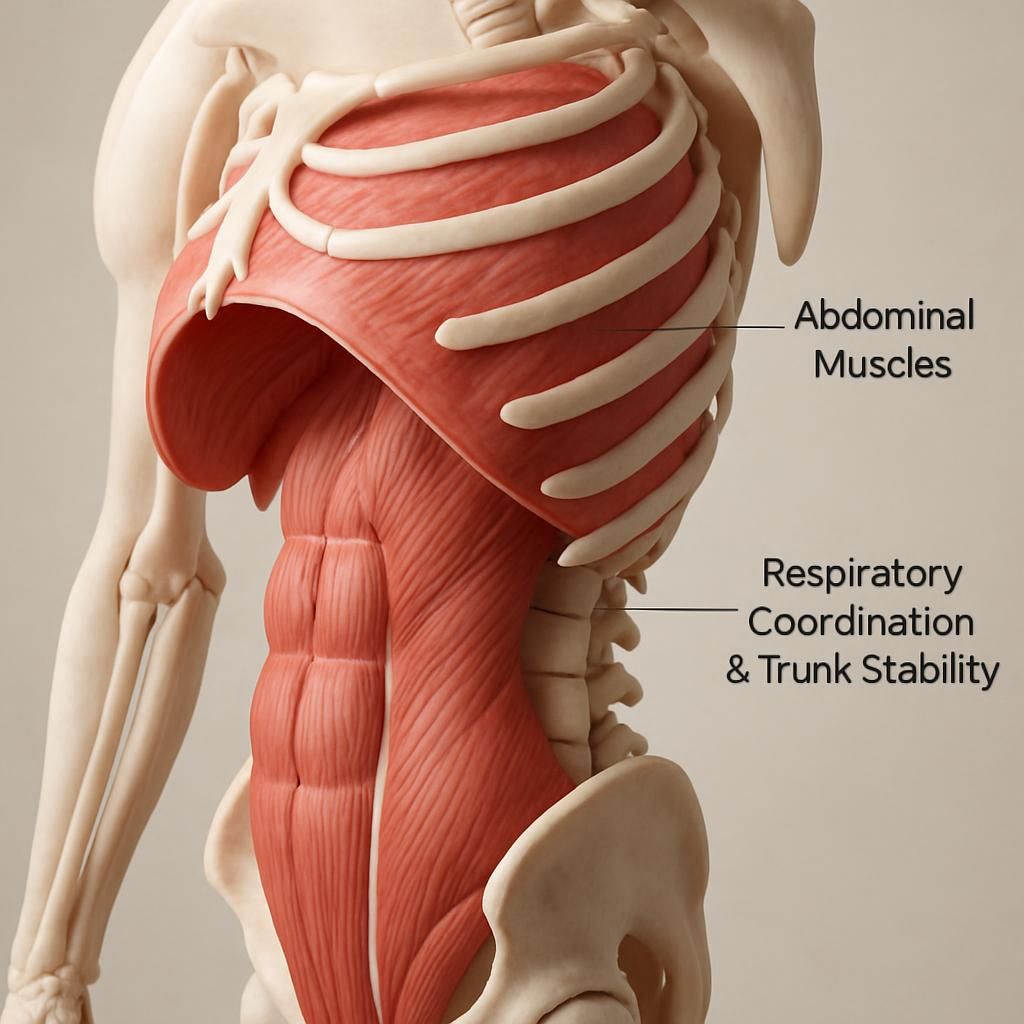 découvrez comment la respiration influence la stabilité du tronc et son importance pour la posture et la performance physique.
