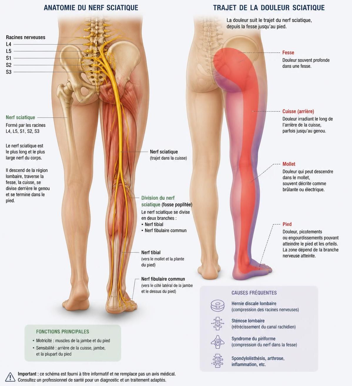 découvrez les symptômes de la douleur sciatique, comment la reconnaître et les moments clés pour consulter un professionnel de santé afin de soulager efficacement cette douleur.